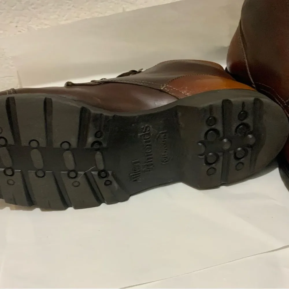 Allen Edmonds Oxford brown Ankle Lace Up Dress Boots Size 8.5 D